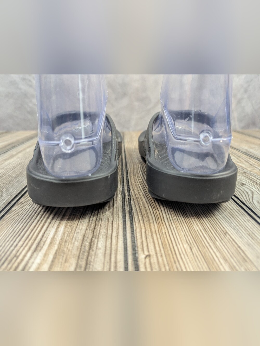 OOFOS OOriginal Black Recovery Sandals Women's Size 6/Men's Size 4 - Picture 3 of 11